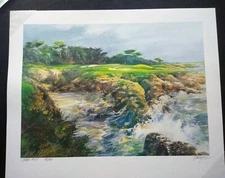 CYPRESS POINT-Limited Edition Lithograph-TOM LYNCH-Hand Signed