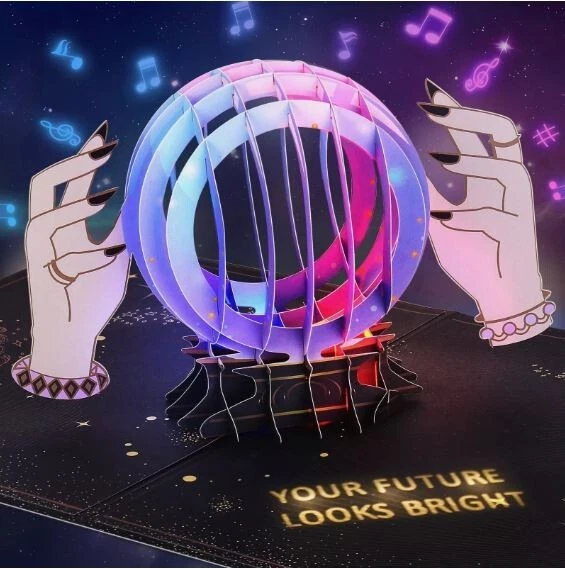 Pop Up Congratulations Card Musical Birthday Graduation Congratulations Card - Image 3 of 4