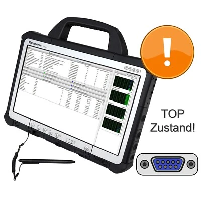 Panasonic CF-D1 MK2 Diagnostic Tablette USB RS-232 Com Win 7 CF-D1DW2 Lan M794 - Photo 1/4