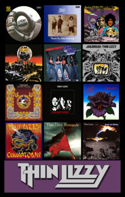 【帯付き2作品セット】Thin Lizzy 国内盤LP 2枚組含む 計3LP Thin Lizzy（シン・リジィ）紙ジャケット・シリーズ第2弾 初の紙ジャケ