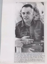  1966 Abdul Haris Nasution Indonesia Jakarta Political Role Rare Press Photo