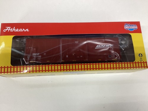 `Roundhouse #1180 escala HO "BNSF" 50' cubo alto liso caja lateral coche Rd. #713192 | Zustand: New