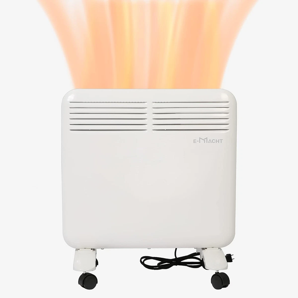 Space Electric Heater for Indoor Use, 750W Wall Mounted Convection Heaters,  Digi | eBay