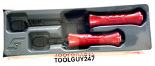 Snap On Tools Csas200 R 2pc Red Heavy Duty Striking Carbon Scraper Straight New