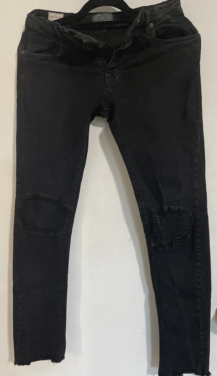 Zara black ripped jeans mens outlet
