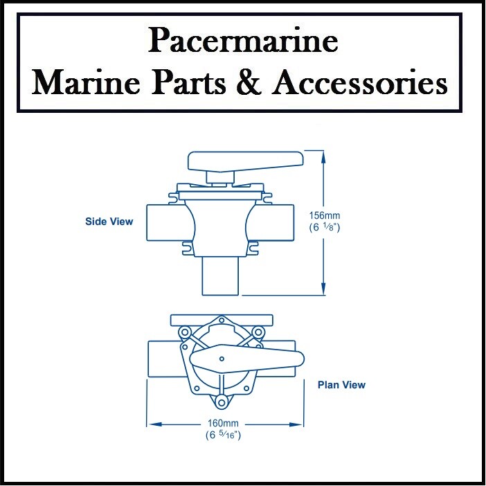 Whale Diverter Valve 25mm Connection Boat Yacht Caravan for sale online