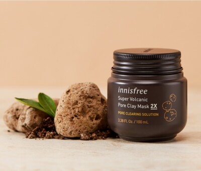 INNISFREE] Super Volcanic Pore Clay Mask 2X - 100ml Korean