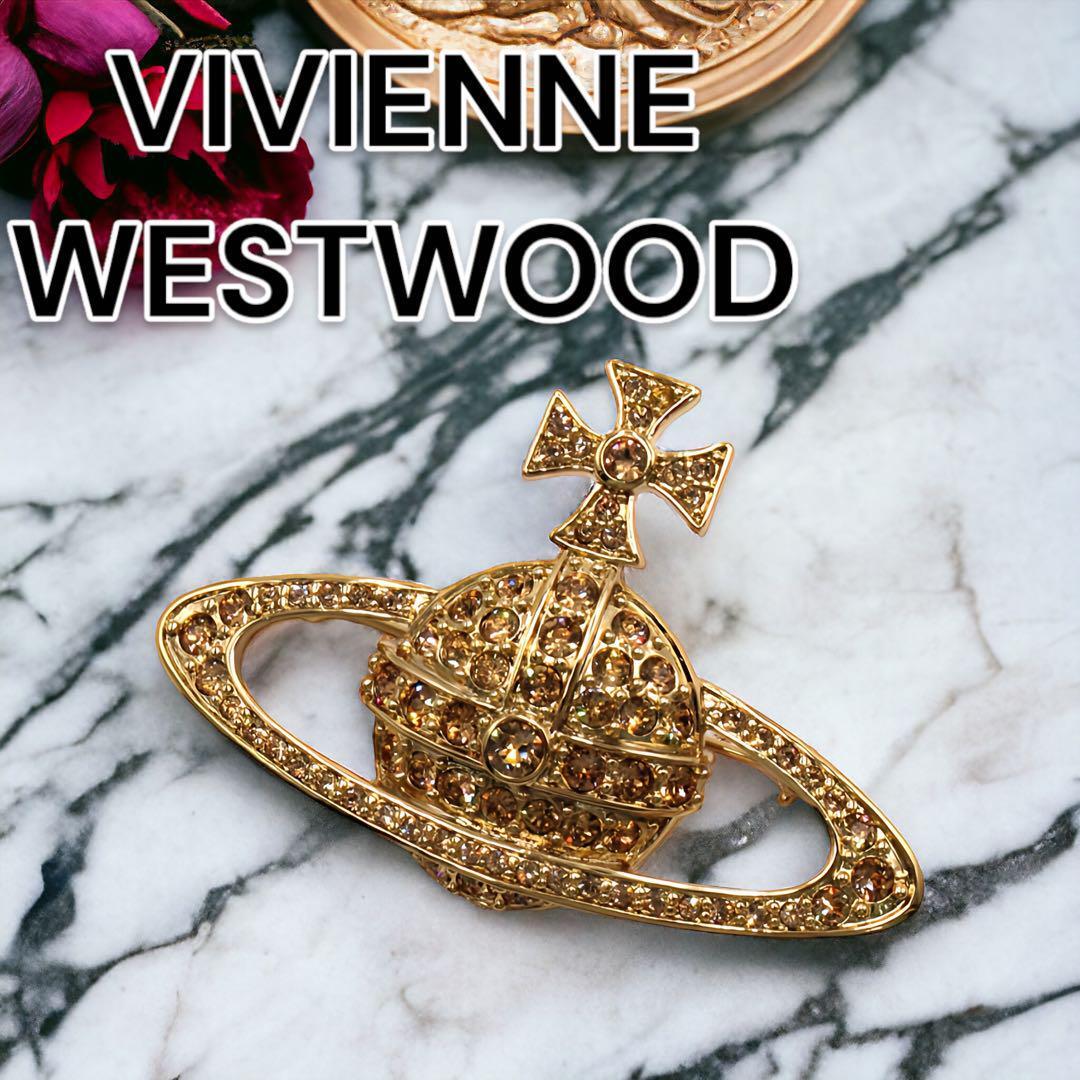 Vivienne Westwood 65010006-02R121 Brooch 4.2×6.2cm Pin Width:3.6cm 