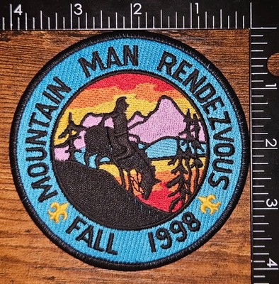 Mountain Man Rendezvous Fall 1998 Boy Scout BSA Patch