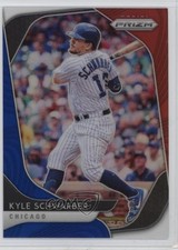 2020 Panini Prizm Tier III Red White & Blue Prizm Kyle Schwarber #242 1t2c