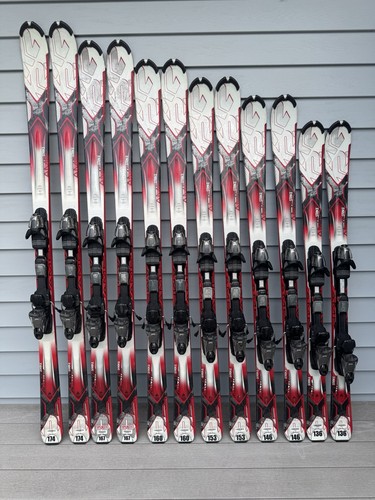 K2 AMP STRIKE Ski's w/ Fastrak 10 Bindings - GREAT CONDITION - TUNED - ALL SIZES