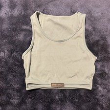Honeycut Dance Wear Girl's Boujee Top in size Youth Medium Teal