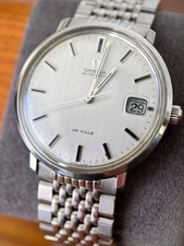 Omega De Ville - Silver with rare original bracelet - Ref 166.033