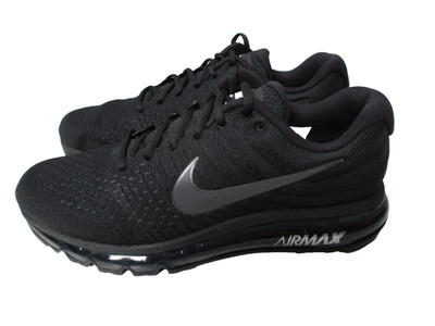 Nike Air Max 2017 Shoes Triple Black 849559-004 Mens Sz 10
