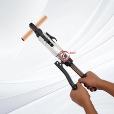 Hydraulic Crimping Tool Kit for PEX & Copper Pipes, 1/2" to 1" Dies