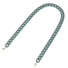 Acrylic Purse Strap,35.4" Matte Bag Chain Replacement Pure Blue