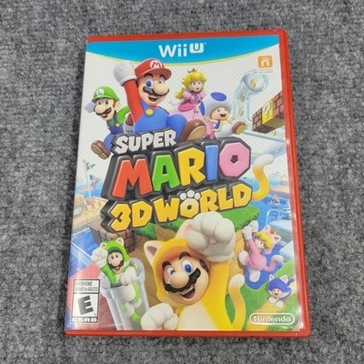 Super Mario 3D World (Nintendo Wii U, 2013) w/case