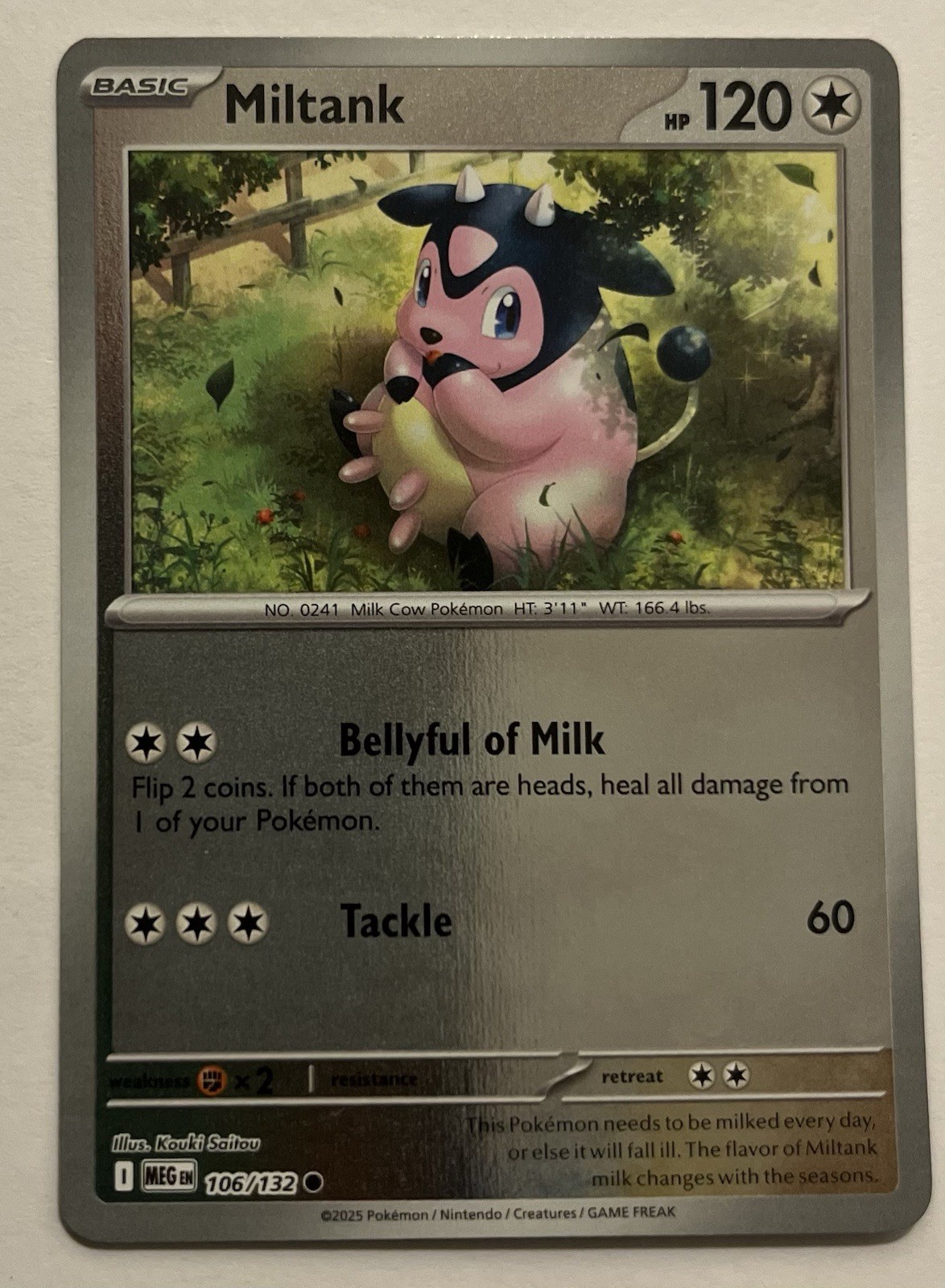 Miltank 106/132 Me01: Mega Evolution Reverse Holo