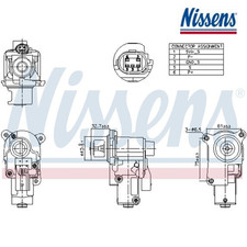 EGR Valve NISSENS 98174 For VW, SKODA, SEAT, AUDI