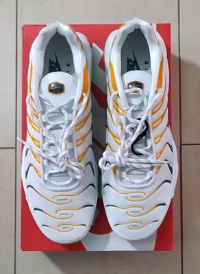 1Paar Nike Air Max Plus Gr.47,5 White Marina-Kumquat-Black NEU+OVP 