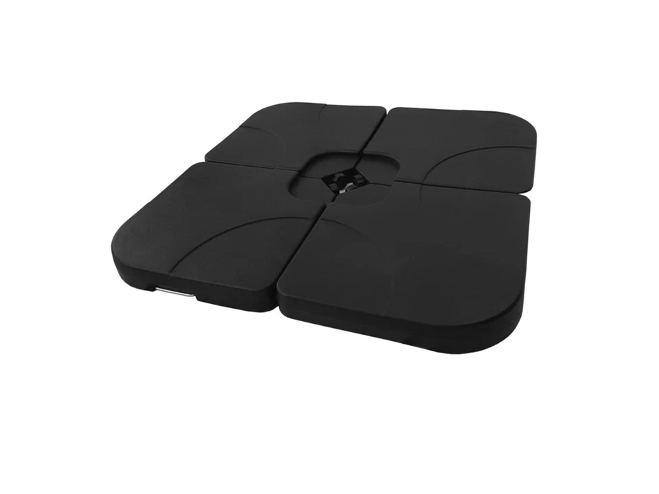 Pesas paraguas exteriores Westin de 4 piezas placas base de alta resistencia relleno de arena de agua Foto 3 de 4