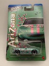 Hot Wheels Silver Series Arizona Tea Mazda Mx-5 Miata 164 Diecast 1990 Hot Wheels Silver Series Arizona Tea Mazda Mx-5 Miata 164 Diecast 1990