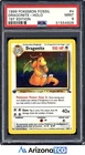 Pokemon 1999 Dragonite 4/62 Holo 1st Edition Fossil PSA 9