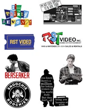 Clerks 90's Movie Stickers