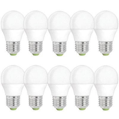 10 x Spectrum LED Lampen Tropfen 6W = 43W E27 matt 485lm warmweiß 3000K DIMMBAR