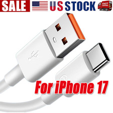 IPhone17/16 Pro Max Plus USB-A Cable Fast Charger Type C Charging Data lot Cord