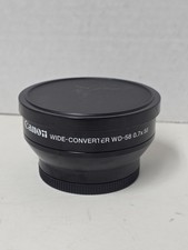 Canon WD-58 Lens Wide-Converter 0.7X58 For photo video
