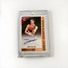 🔥2017-18 Panini NBA HOOPS Great Significance Zach Collins #GS-ZCO (AU, RC)🔥