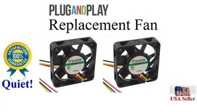 2x new Quiet Replacement Fans for D-Link DGS-3120-24ТС
