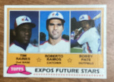 1981 Topps Tim Raines Rookie card. rookie card picture