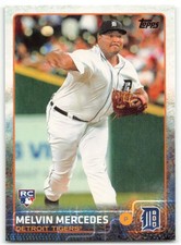 2015 Topps Melvin Mercedes RC Detroit Tigers #484 Rookie