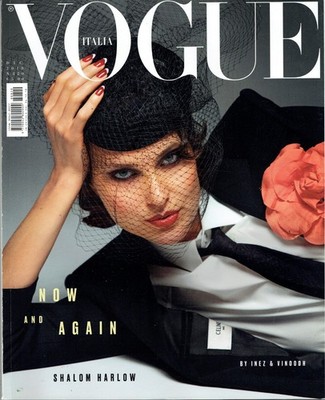 Vogue Italia December 2018 : Shalom Harlow Maike Inga Florence Clapcott Ect