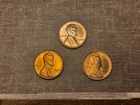 1944 P D S Wheat Cent Set - Uncirculated Condtion - Red Coloring