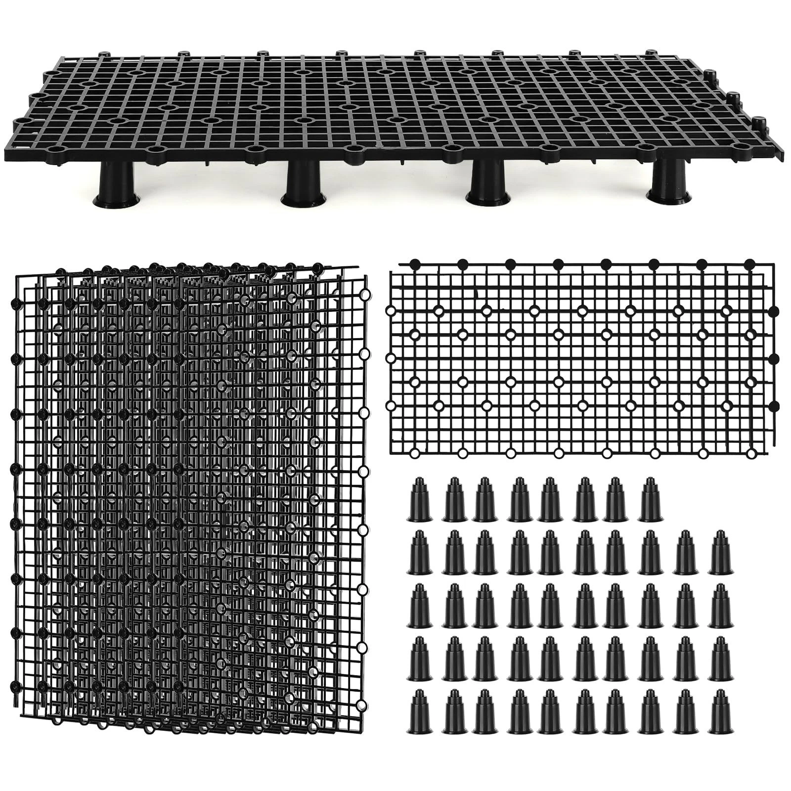 8pcs Aquarium Fish Tank Divider Filter Bottom with Bracket Plastic Egg Crate ...
Opens in a new wind