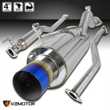 Fits 2001-2005 Honda Civic 24dr Exhaust Burn Tip Muffler Catback Exhaust System