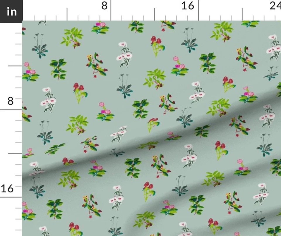 Surtido floral de tela de tapicería estampada con motivos florales de Somerton por yarda Foto 2 de 2