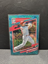 2021 Panini Donruss Optic Anthony Rendon #132 Teal Velocity Prizm /35
