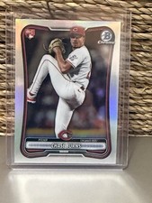 2026 Bowman Chrome Chase Burns RC Red Rookie Variation Refractor #3 Reds