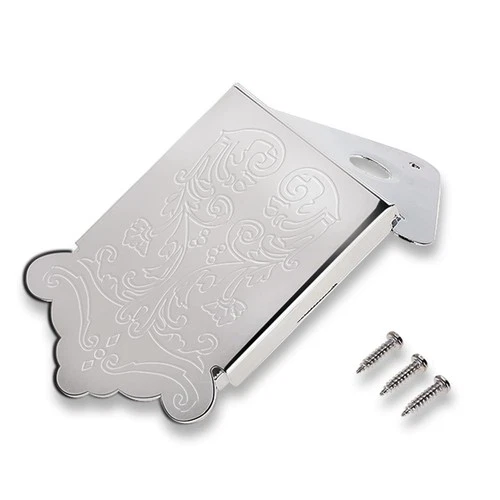 Fayelume Mandolin Guitar Tailpiece, Silver Mandolins Component  - product listing photo