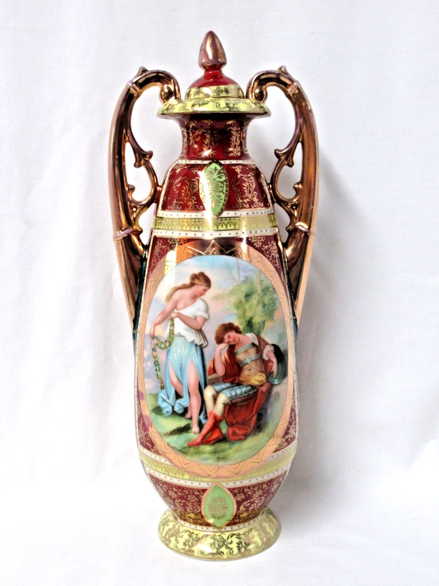 オーストリア　ヴィエナスタイル　 VIENNA 壺　陶器 Royal Vienna Porcelain Style eBay | & sale for A Antique Vase