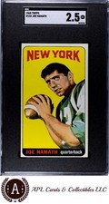 1965 Topps #122 Joe Namath SGC 2.5
