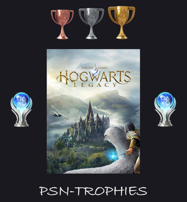 Hogwarts Legacy PS4 Trophäen 100% Platinum Trophy Service (safe/legit)
