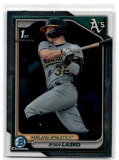 2024 Bowman #BCP-105 Ryan Lasko Chrome Prospects Oakland Athletics