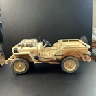 Vintage GI Joe Jeep Desert Patrol  Vehicle 2002 Gas Cans Shovel Axe