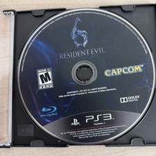PS3 Resident Evil 6 (Sony PlayStation 3, 2012) Disc Only! TESTED & WORKS GREAT!