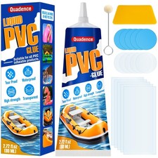Pool Patch Repair Kit, Transparent Air Mattress Repair Kit Waterproof PVC Glu...